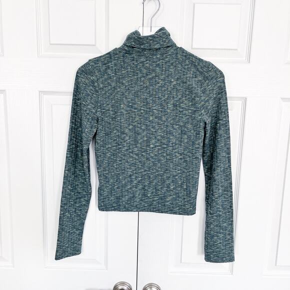 Madewell Turtleneck Long Sleeve Tee in Nighttime - Picture 6 of 6